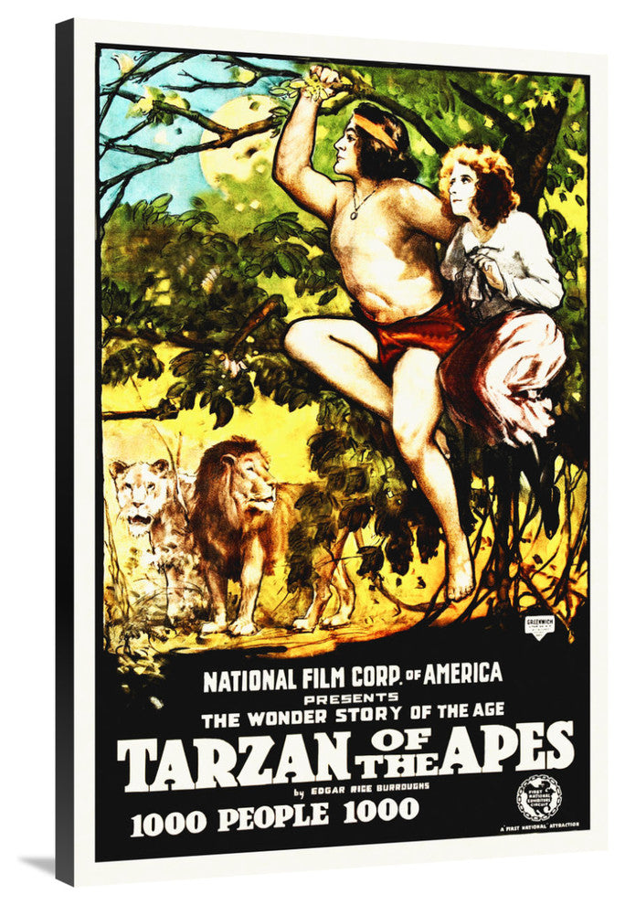 "Tarzan of The Apes - 1915" Canvas by Hollywood Photo Archive, 26x40"