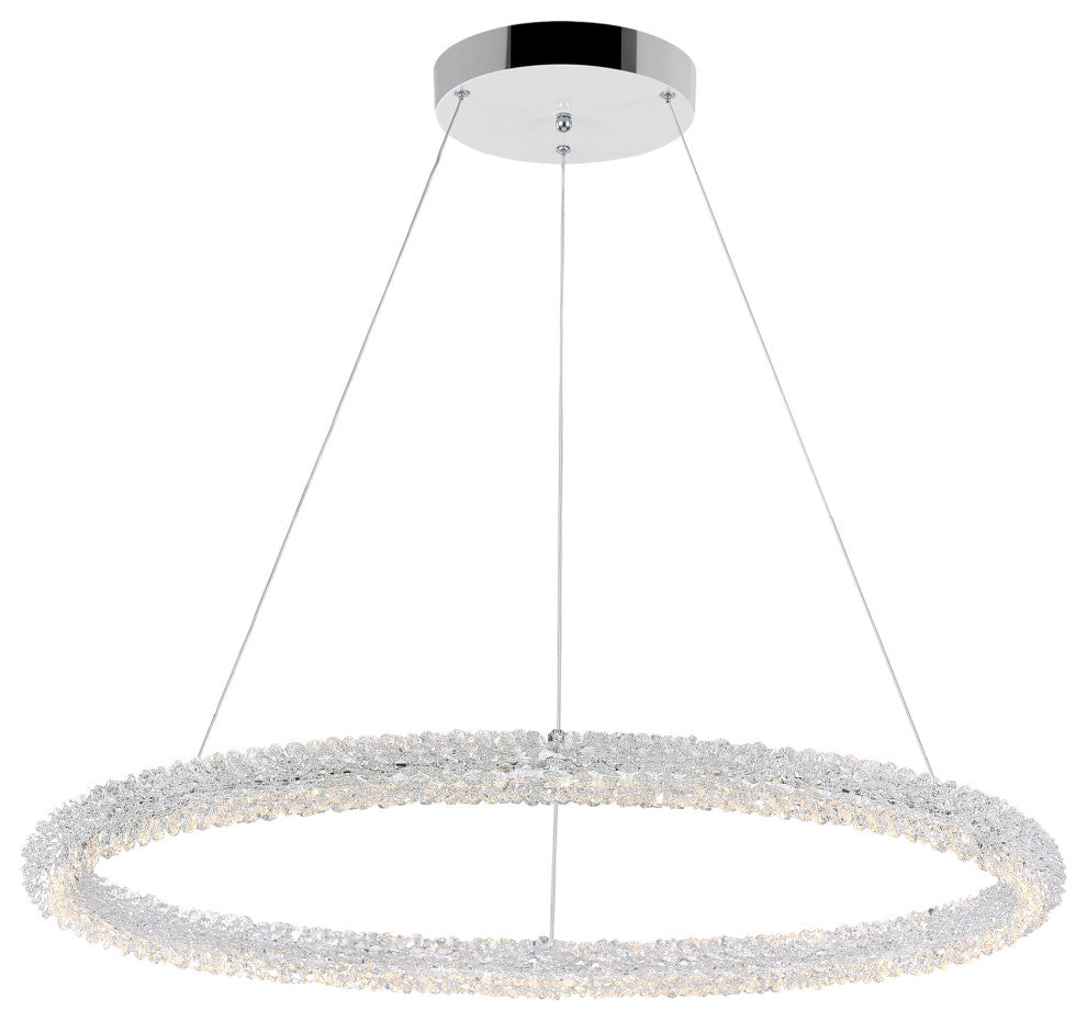 Arielle LED Chandelier With Chrome Finish