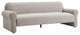 TOV Furniture Keelee Taupe 84" Velvet Sofa