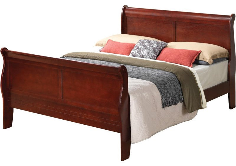 Mankas Bed, Cherry, King
