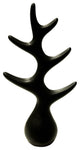 decorative Ceramic Modern Tree decor, Matte Black