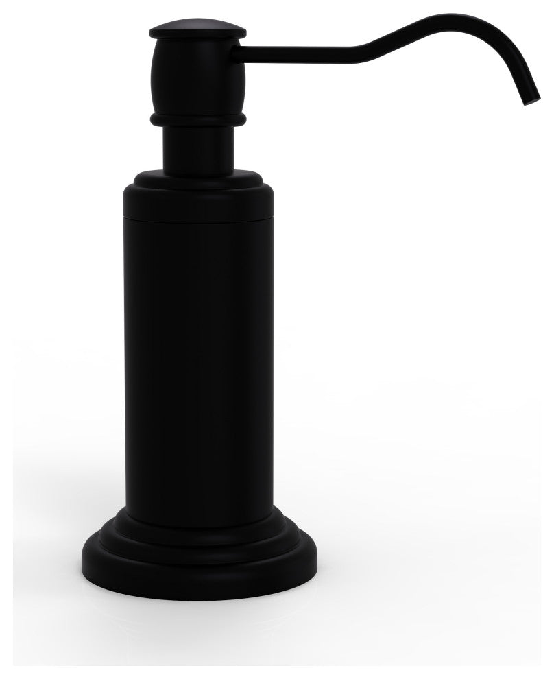 Waverly Place Vanity Top Soap Dispenser, Matte Black