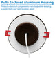 4-inch Oil-Rubbed Bronze Canless Adjustable Gimbal 3000K LED Recessed Downlight