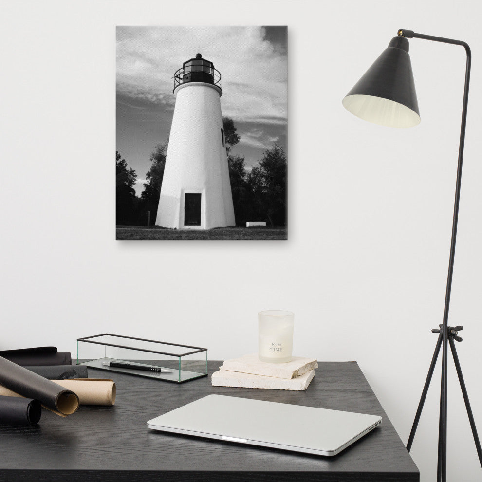 Touch the Sky Coastal Landscape Photo Canvas Wall Art Print, 16" X 20"