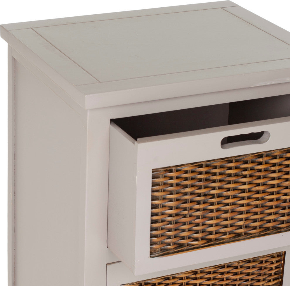 Safavieh Jonah 2-Drawer End Table, Quartz Gray