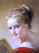Benedetto Luti Head of a Young Girl, 21"x28" Wall Decal Print