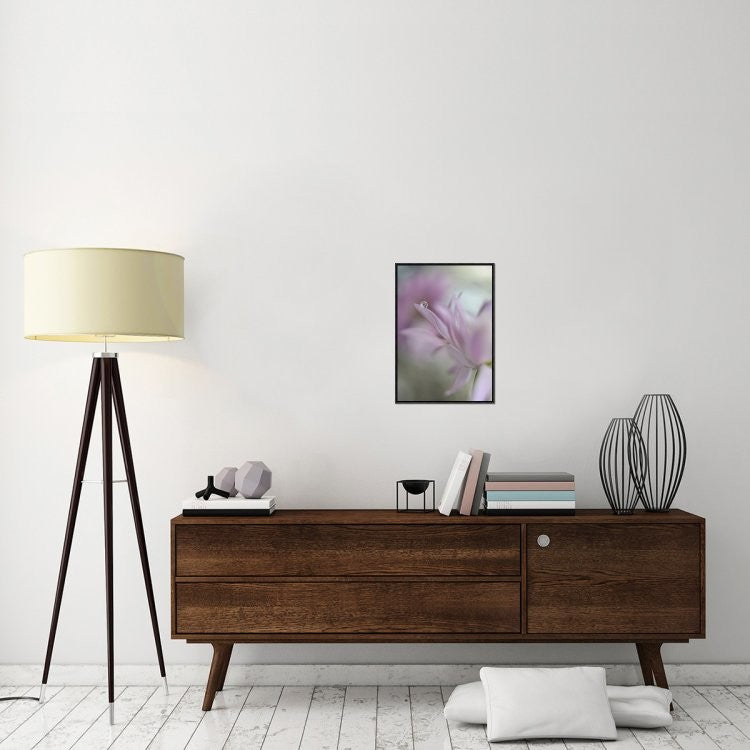 "In Pink Delight" Framed Canvas Giclee by Heidi Westum, 16x23"