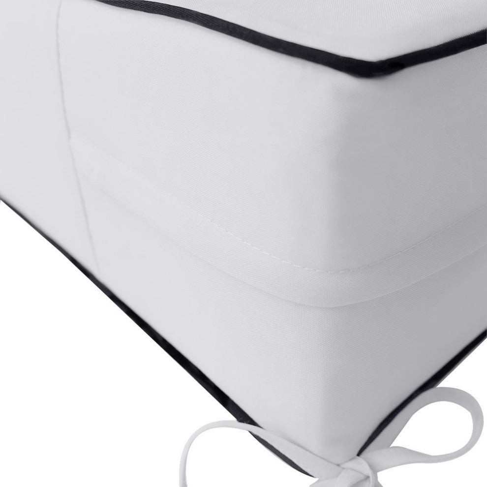 Contrast Pipe Trim Small 23x24x6 Deep Seat Back Rest Bolster Cover ONLY AD105