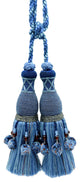 Tassel Tieback, Style# TBRW102, Color# VL09 - Blue [Set of 2]