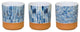 Pot, 3-Piece Set, 3.25"Dx3.5"H Dolomite