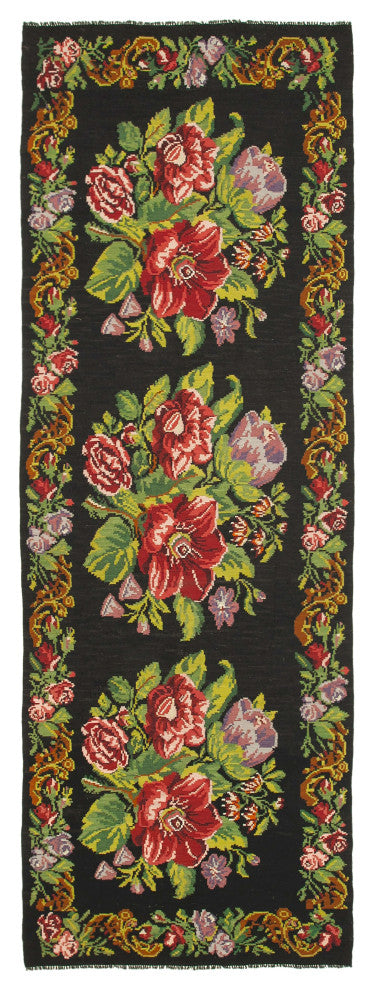 Rug N Carpet - Handmade Bessarabian 6' 0'' x 17' 5'' Unique Flatweave Kilim Rug