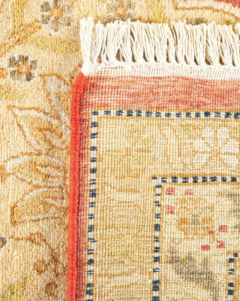 Mogul, One-of-a-Kind Hand-Knotted Area Rug Orange, 8'0"x9'10"