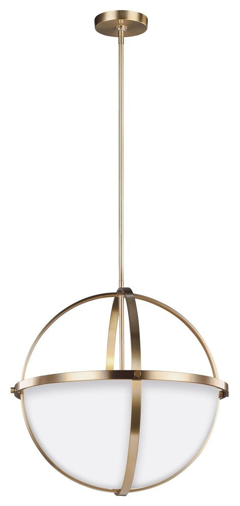 Generation Lighting Lighting 3-Light Pendant, Satin Bronze