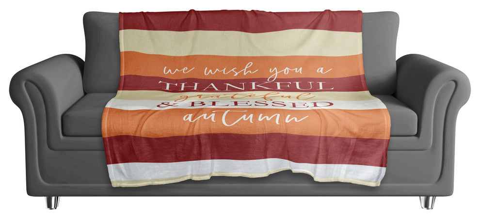 Autumn Wishes 50x60 Fleece Throw Blanket