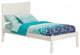 Metro Bed, White, Twin