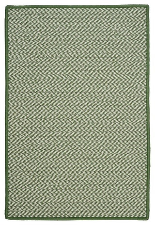 Outdoor Houndstooth Tweed Leaf Green Indoor/Outdoor Area, Rectangular 8'x11'
