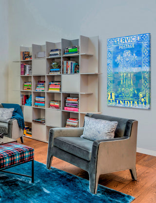 "India Postage" Painting Print on Wrapped Canvas, 20"x30"