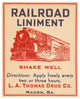 "Railroad Liniment" Digital Paper Print by Vintage Booze Labels, 31"x38"