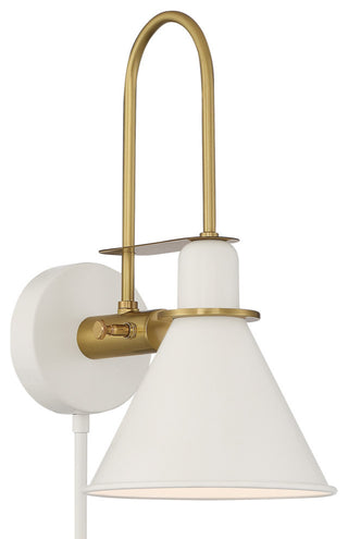 Medford 1 Light White Wall Mount