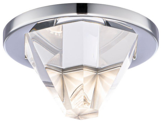 Arles LED Recessed Light in Chrome