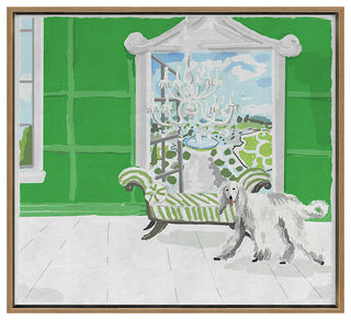 Garden Views 1 Fine Art Print, Gold, 40"x44"