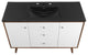 Transmit 48" Single Sink Bathroom Vanity - Walnut Black