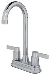 Kingston Brass 4" Centerset Bar Faucet, Polished Chrome