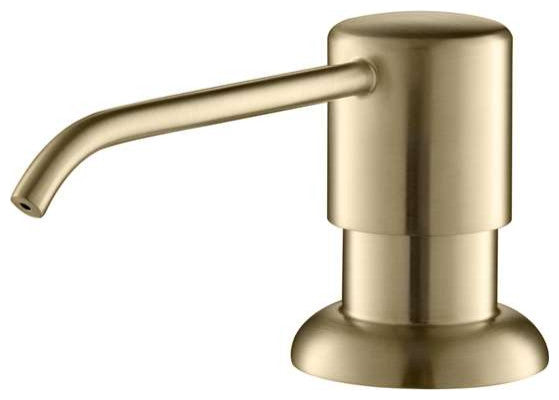 Fontana Commercial Brushed Gold Touchess Automatic Sensor Faucet, Soap Dispenser