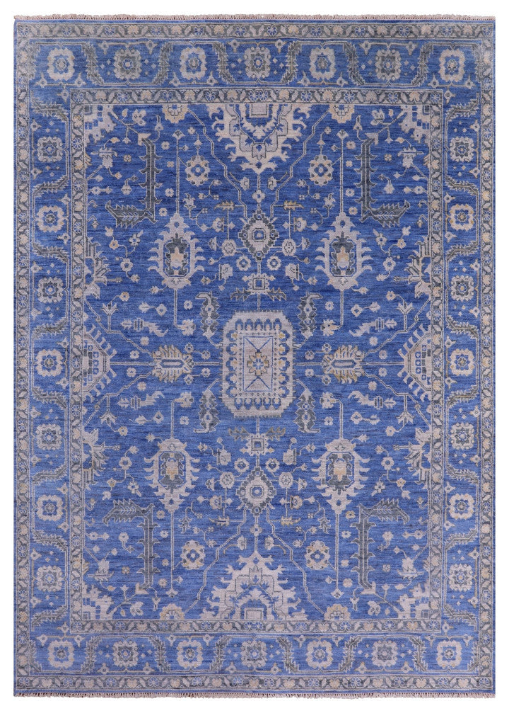 8' 11" X 12' 5" Persian Fine Serapi Hand-Knotted Wool Rug - Q13707