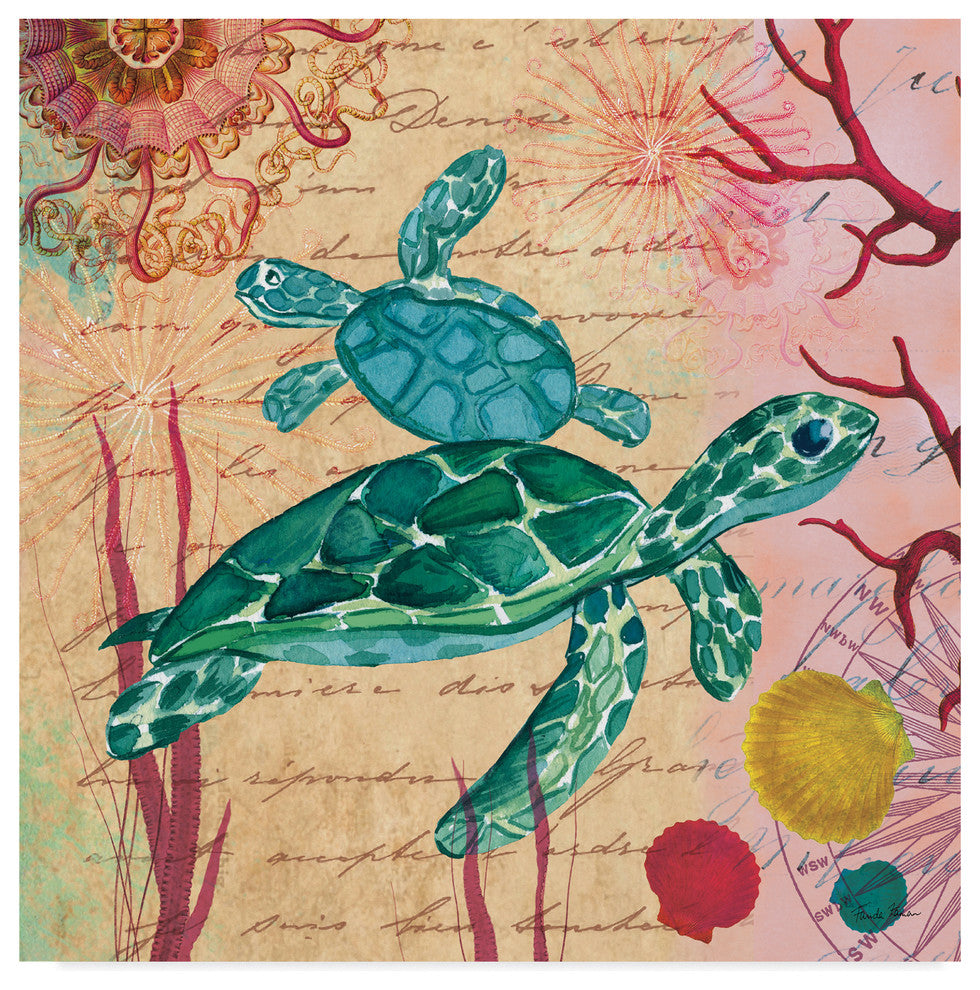 Farida Zaman ''Tropical Underwater IV'' Canvas Art, 14"x14"