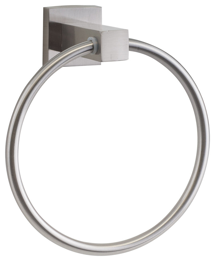 Baden Bath Series, Towel Ring in Satin Nickel