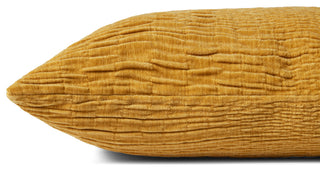 Loloi Pillow, Gold, 13''x21'', Cover With Down