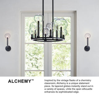 Hinkley Alchemy Chandelier, Lacquered Brass, 15 Light
