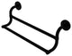 Remi 36" Double Towel Bar, Matte Black