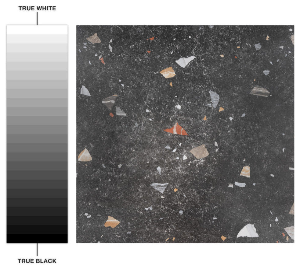 Sonar Black Porcelain Floor and Wall Tile
