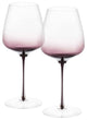 Black Swan Crystal White Wine Glasses 17.8 oz, Set of 2