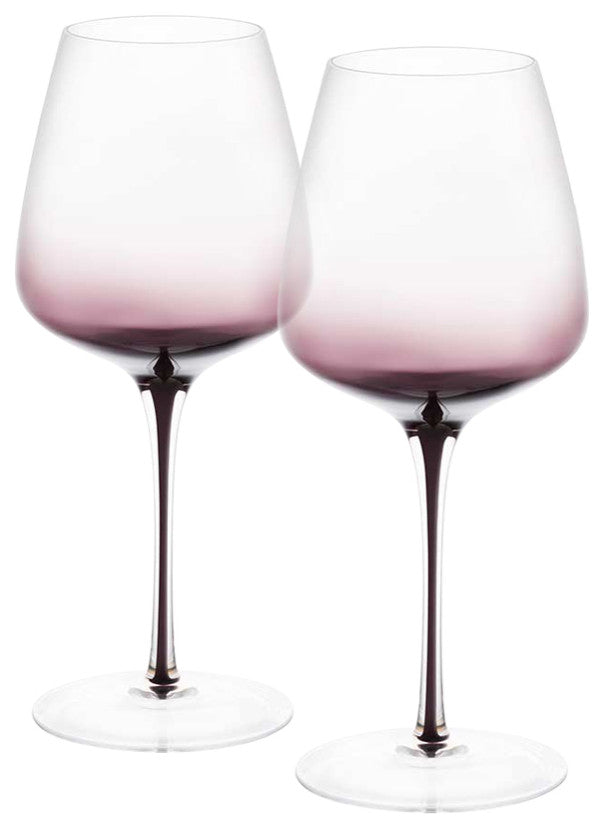 Black Swan Crystal White Wine Glasses 17.8 oz, Set of 2