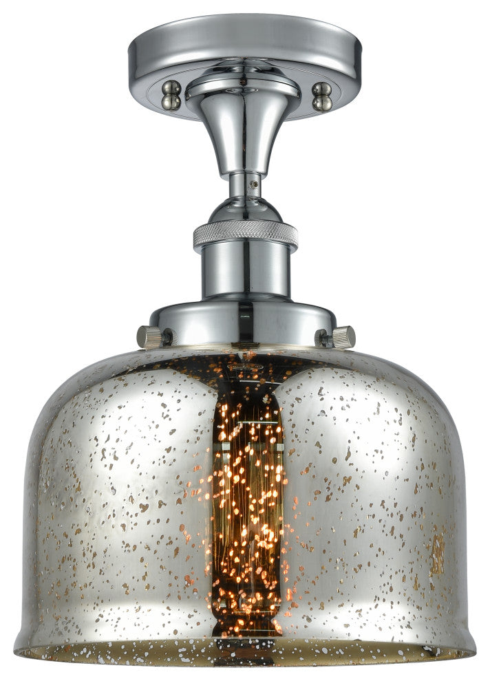 Innovations Lighting 916-1C-PC-G78-LED Large Bell 1 Light Semi-Flush Mount
