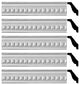 Ornate Cornice White Urethane Amelia Ornate  5 Pieces Totaling 473.75" Length