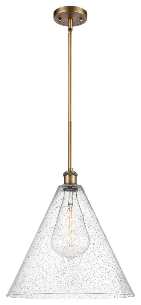 Innovations 516-1S-BB-GBC-164 1-Light Pendant, Brushed Brass