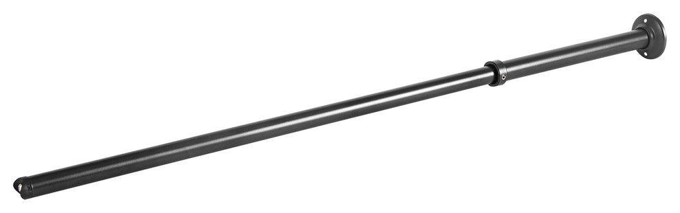 Utopia Alley Rustproof L-Shaped Corner Rod Vertical Ceiling Support Bar, Black