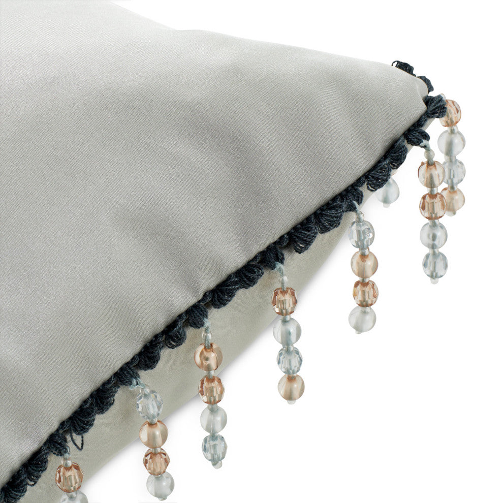 Regent 9-Piece Queen Velvet Comforter Set - Ice Blue
