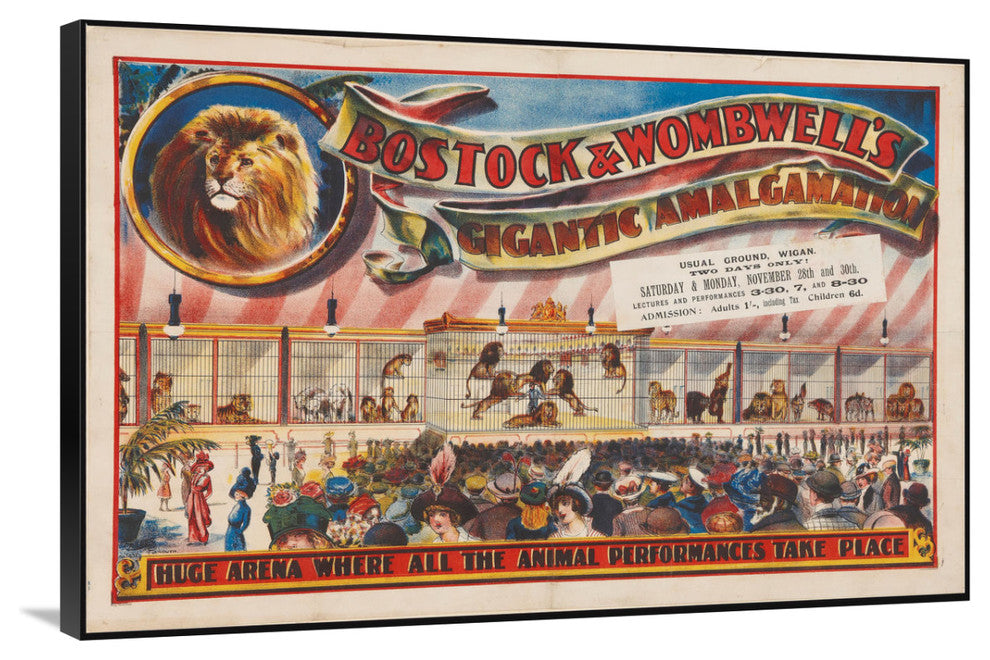 "Circus 1900" Stretched Canvas Giclee by Hollywood Photo Archive, 40x27"
