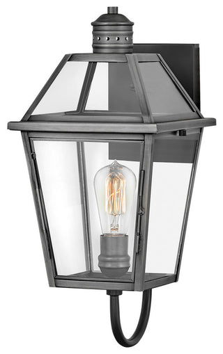 Hinkley Nouvelle Medium Wall Mount Lantern, Blackened Brass