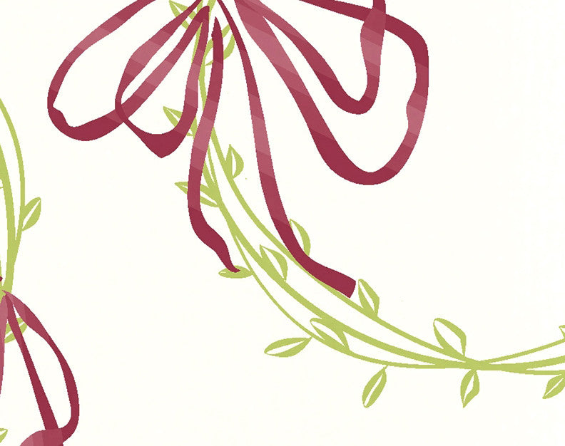 Simple Wreath Holiday Geometric Print Kitchen Towel, Light Green