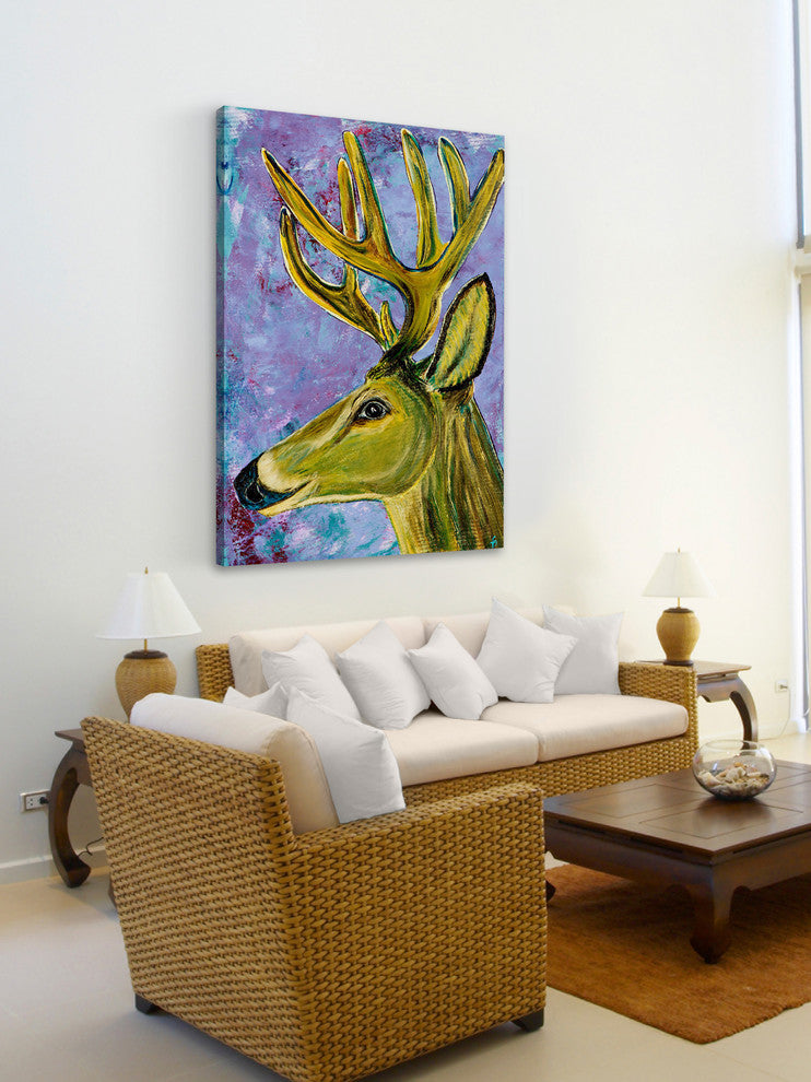 "Ambroso" Painting Print on Wrapped Canvas, 40"x60"