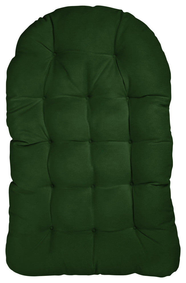 Noble Gray Indoor Hunter Green Egg Chair Cushion