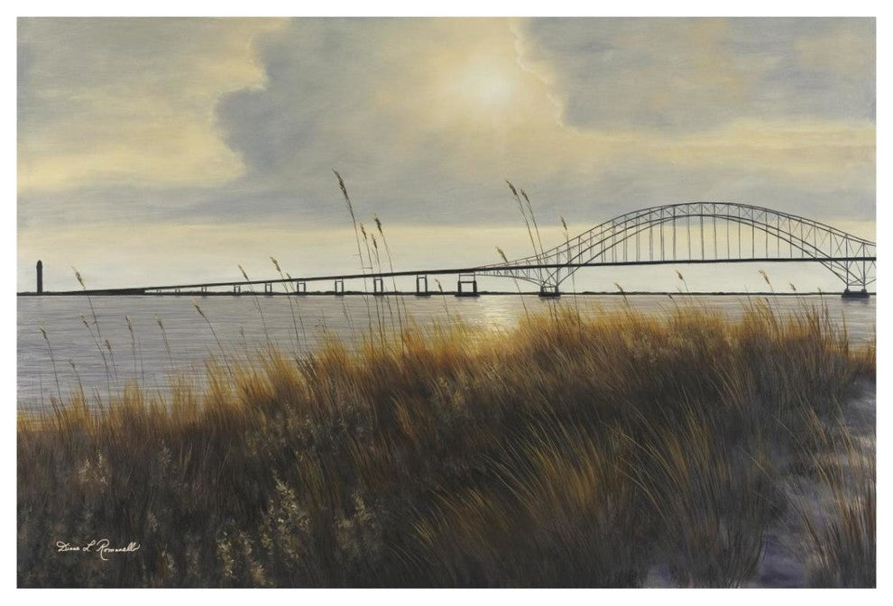 "Leisure Time on Long Island" Digital Paper Print by Diane Romanello, 38"x26"