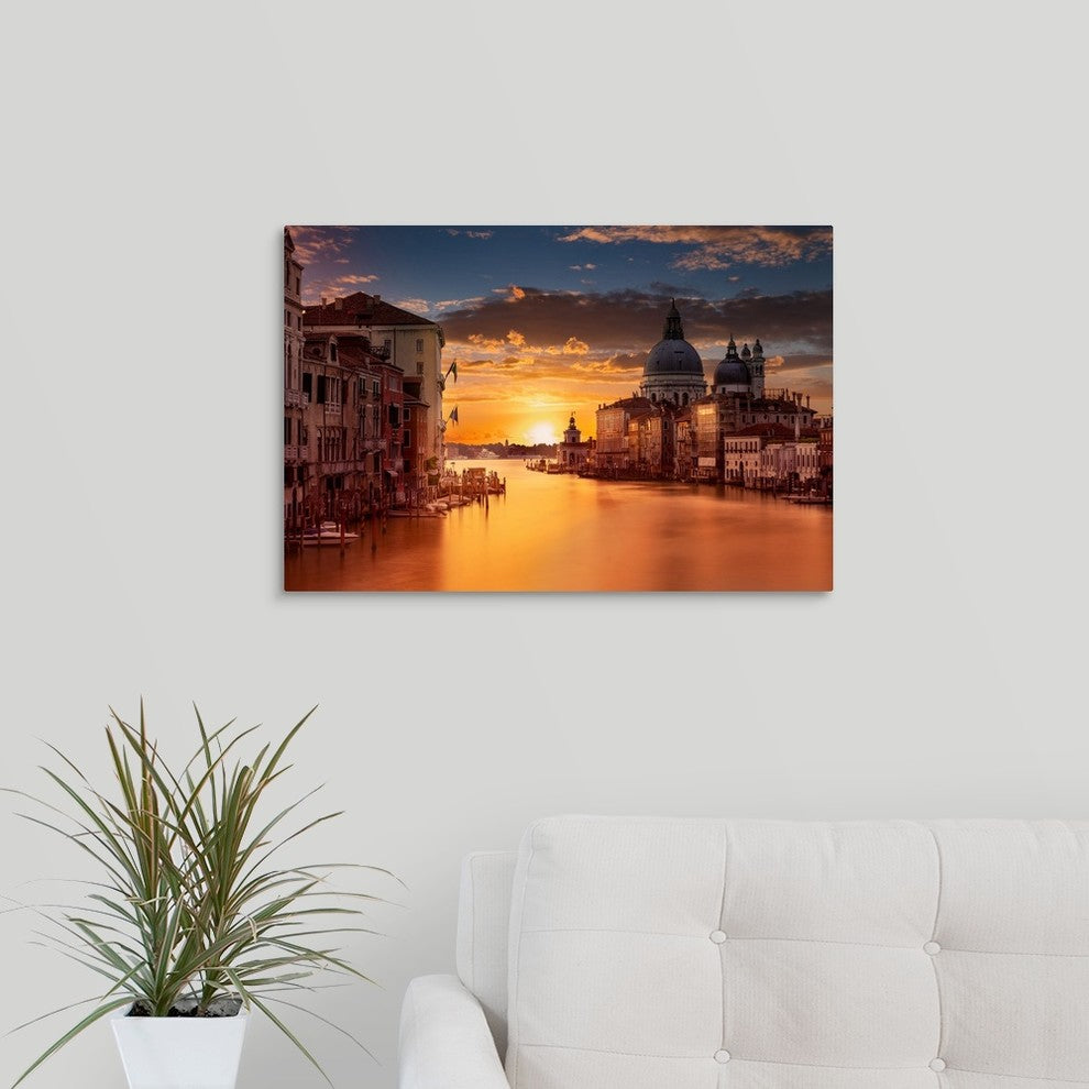 "Venice" Wrapped Canvas Art Print, 24"x16"x1.5"