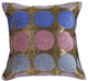 Pillow Decor - Multicolor Spheres Blue Pillow